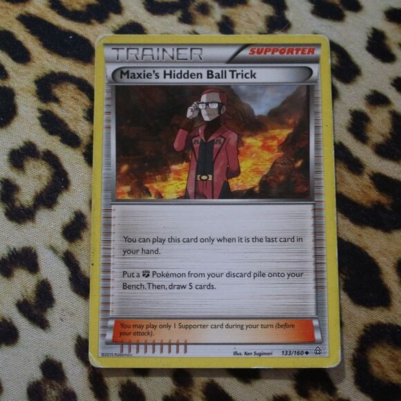 Maxie’s Hidden Ball Trick 133/160 Pokemon Card - Picture 1 of 1